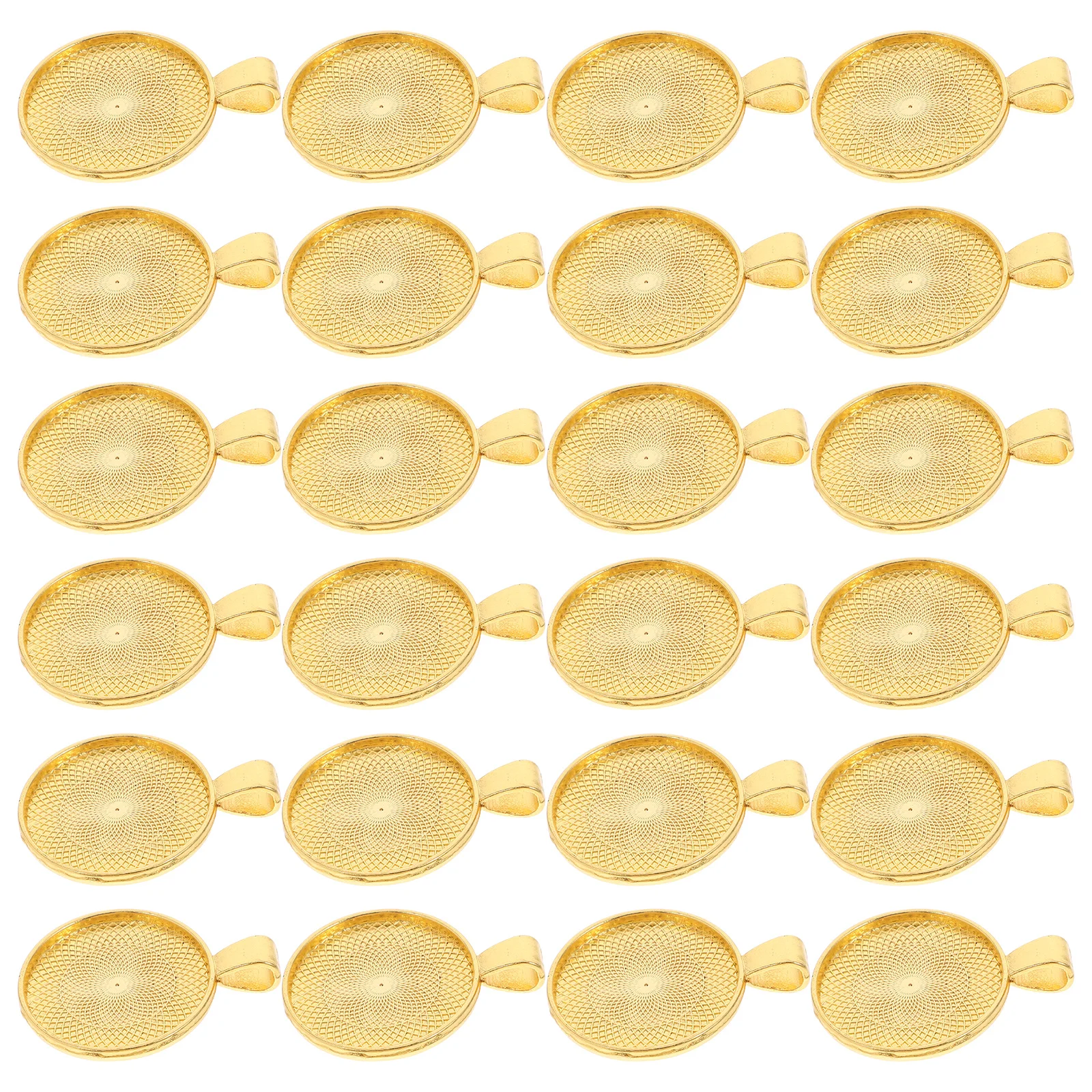 40 Pcs Round Pendant Base Bezel Trays for Necklace Circle Cabochons Jewelry Making Blanks Bottom Bracket Bezels
40 Pcs Round Pendant Base Bezel Trays for Necklace Circle Cabochons Jewelry Making Blanks Bottom Bracket Bezels