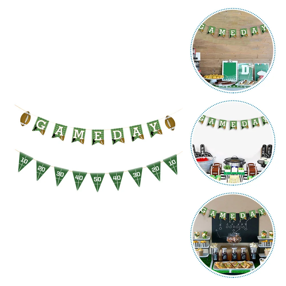 4 Pcs Rugby Party Decorations Football Banner Themed Birthday Supplies Flowers Garland for
4 Pcs Rugby Party Decorations Football Banner Themed Birthday Supplies Flowers Garland for