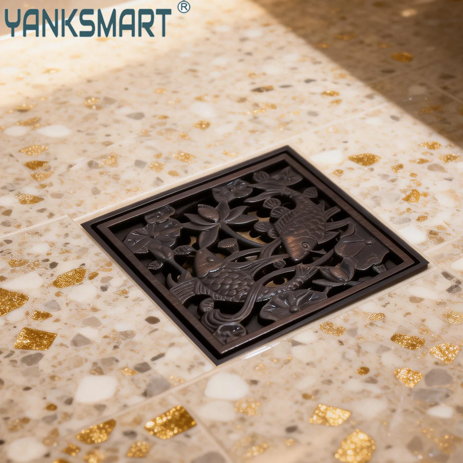 YAMKSMART 10*10 см квадратный слив для душа слив для ванны фильтр для волос рыбы резная решетка для ванной комнаты фильтр дезодорант крышка пола
YAMKSMART 10*10 см квадратный слив для душа слив для ванны фильтр для волос рыбы резная решетка для ванной комнаты фильтр дезодорант крышка пола