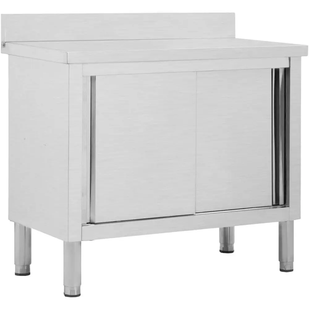Work Table with Sliding Doors - Durable & Hygienic Kitchen Cabinet for Restaurants, Hotels, Canteens - Quick Assembly & Convenie
Work Table with Sliding Doors - Durable & Hygienic Kitchen Cabinet for Restaurants, Hotels, Canteens - Quick Assembly & Convenie