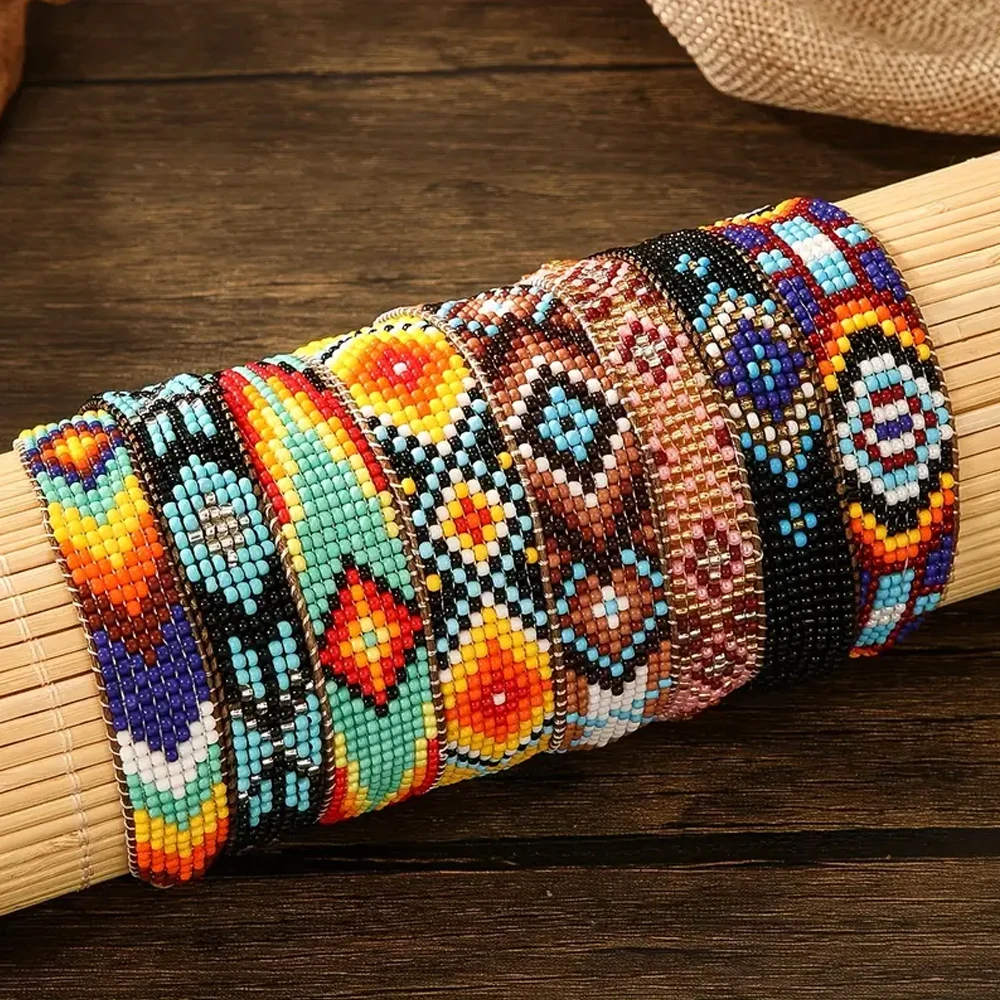 1PC Bohemian Retro Arrow Wrapped Bracelet Hand Woven Glass Bracelet Jewelry
1PC Bohemian Retro Arrow Wrapped Bracelet Hand Woven Glass Bracelet Jewelry