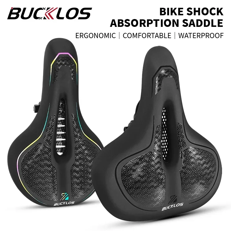 Велосипедное седло Bucklos, широкая подушка, амортизирующее мягкое сиденье для шоссейного велосипеда Mtb, дышащее полое велосипедное седло, велосипедная подушка
Велосипедное седло Bucklos, широкая подушка, амортизирующее мягкое сиденье для шоссейного велосипеда Mtb, дышащее полое велосипедное седло, велосипедная подушка