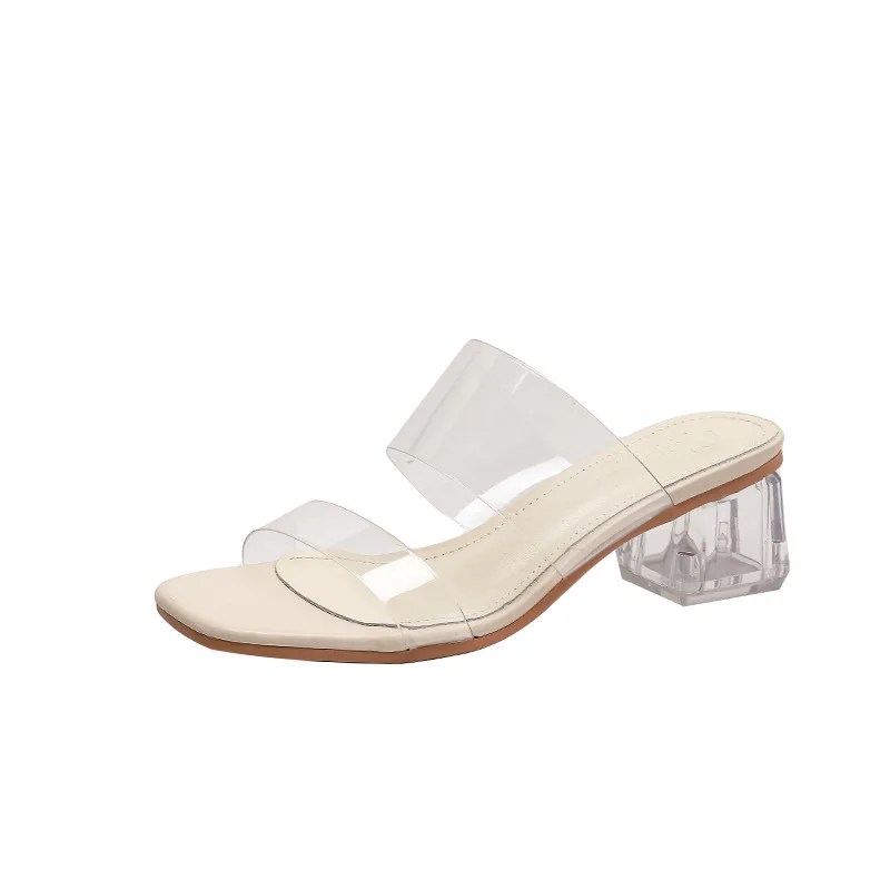 2025 Summer New Fashion Open Toe Transparent Sexy External Wearing Women's Slippers Comfortable High Heel Single Shoes for Women
2025 Summer New Fashion Open Toe Transparent Sexy External Wearing Women's Slippers Comfortable High Heel Single Shoes for Women