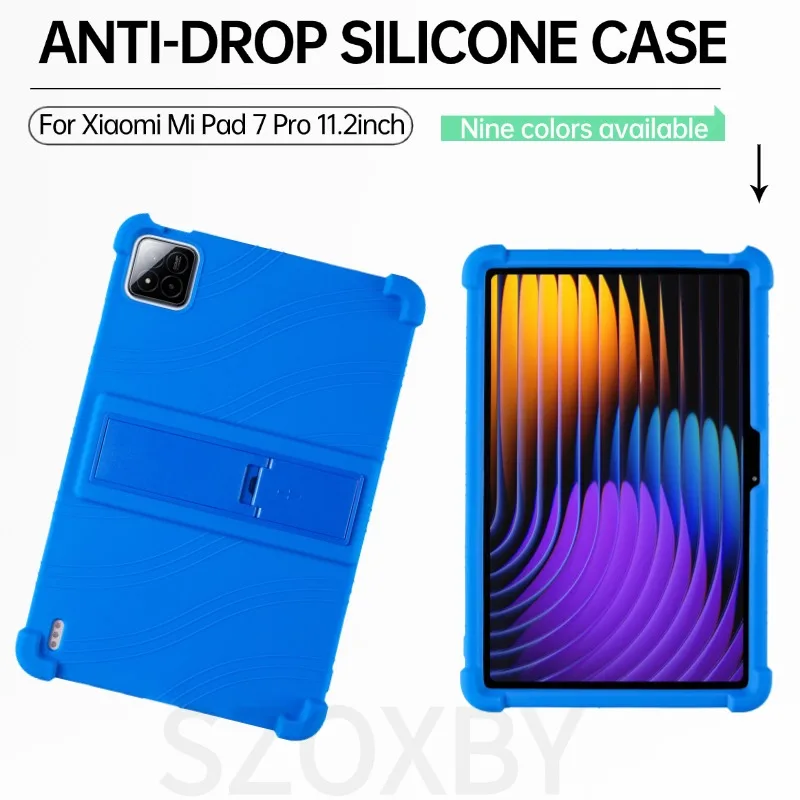 For Xiaomi Mi Pad 7 Pro 11.2inch Tablet case Stand Cover Xiaomi Mi Pad 7 Soft Silicone Kids Adjustable Stand Case Shell
For Xiaomi Mi Pad 7 Pro 11.2inch Tablet case Stand Cover Xiaomi Mi Pad 7 Soft Silicone Kids Adjustable Stand Case Shell