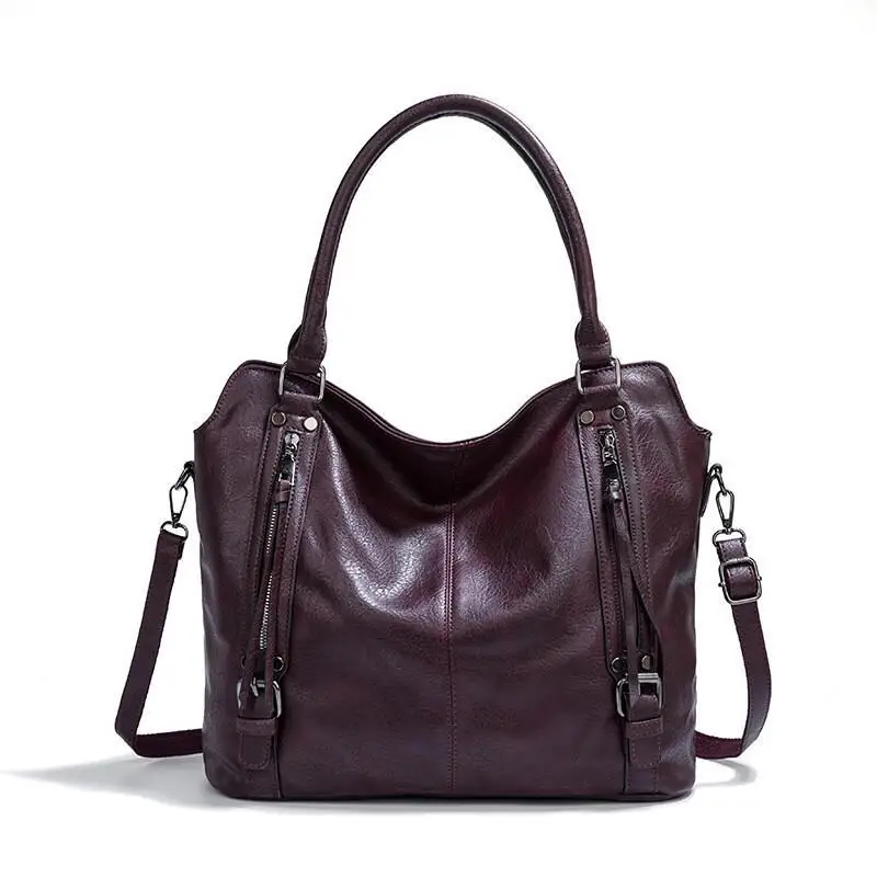 New Fashionable Large Capacity Soft Leather Tote Bag Casual All Matching Women's Shoulder Bag Retro Luxury Designer Handbags
New Fashionable Large Capacity Soft Leather Tote Bag Casual All Matching Women's Shoulder Bag Retro Luxury Designer Handbags