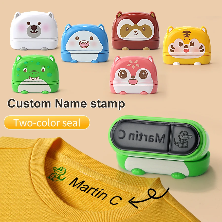 Custom Kids Clothing Name Stamp-Waterproof Dual Ink Fabric Marker,Personalized Daycare Labels for Children's Supplies,School Tag
Custom Kids Clothing Name Stamp-Waterproof Dual Ink Fabric Marker,Personalized Daycare Labels for Children's Supplies,School Tag