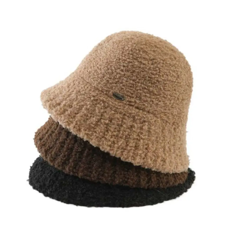 Wide Brimmed Plush Fisherman Caps Retro Vintage Keep Warm Women's Bucket Hat Solid Color Thickened Warm Basin Hat Female Lady
Wide Brimmed Plush Fisherman Caps Retro Vintage Keep Warm Women's Bucket Hat Solid Color Thickened Warm Basin Hat Female Lady