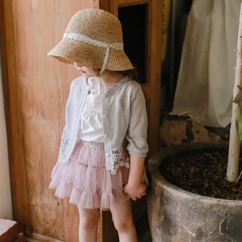 Весна-лето-осень, одежда для малышей, От 9 месяцев до 5 лет, хлопковый однотонный кардиган принцессы для маленьких девочек INS, повседневное пальто с кружевным цветком для малышей
Весна-лето-осень, одежда для малышей, От 9 месяцев до 5 лет, хлопковый однотонный кардиган принцессы для маленьких девочек INS, повседневное пальто с кружевным цветком для малышей