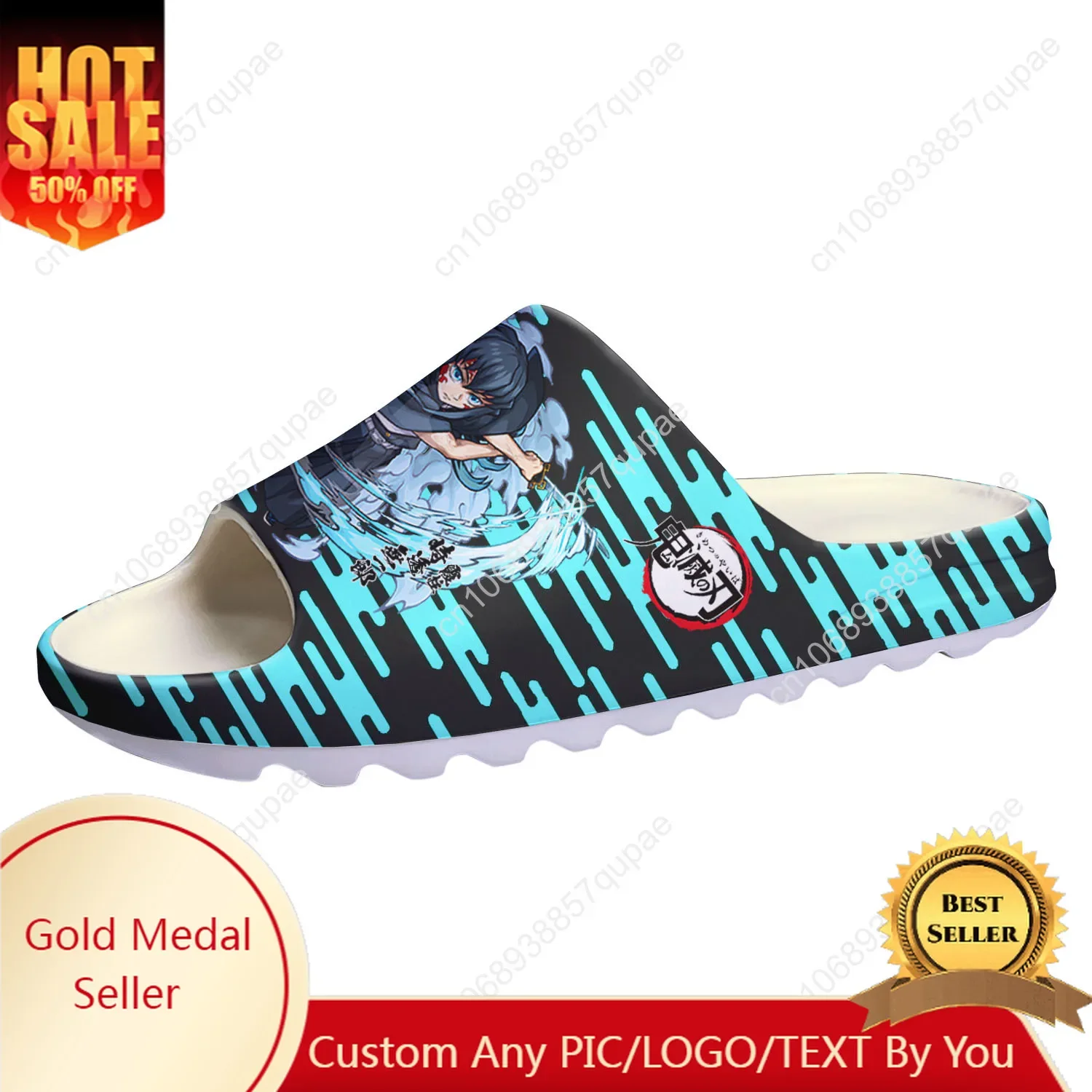 Muichiro Tokito Soft Sole Sllipers Home Clogs Fashion Cartoon Customized Step On Water Shoes Men Womens Teenager Step in Sandals
Muichiro Tokito Soft Sole Sllipers Home Clogs Fashion Cartoon Customized Step On Water Shoes Men Womens Teenager Step in Sandals