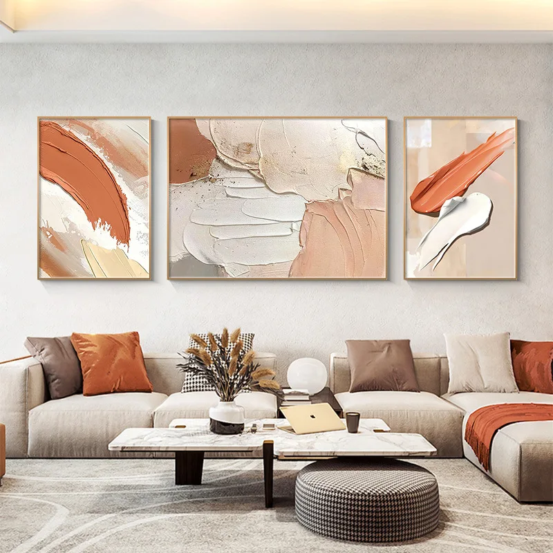 Light luxury art decorative sofa background wall high-end abstract painting modern canvas painting
Light luxury art decorative sofa background wall high-end abstract painting modern canvas painting