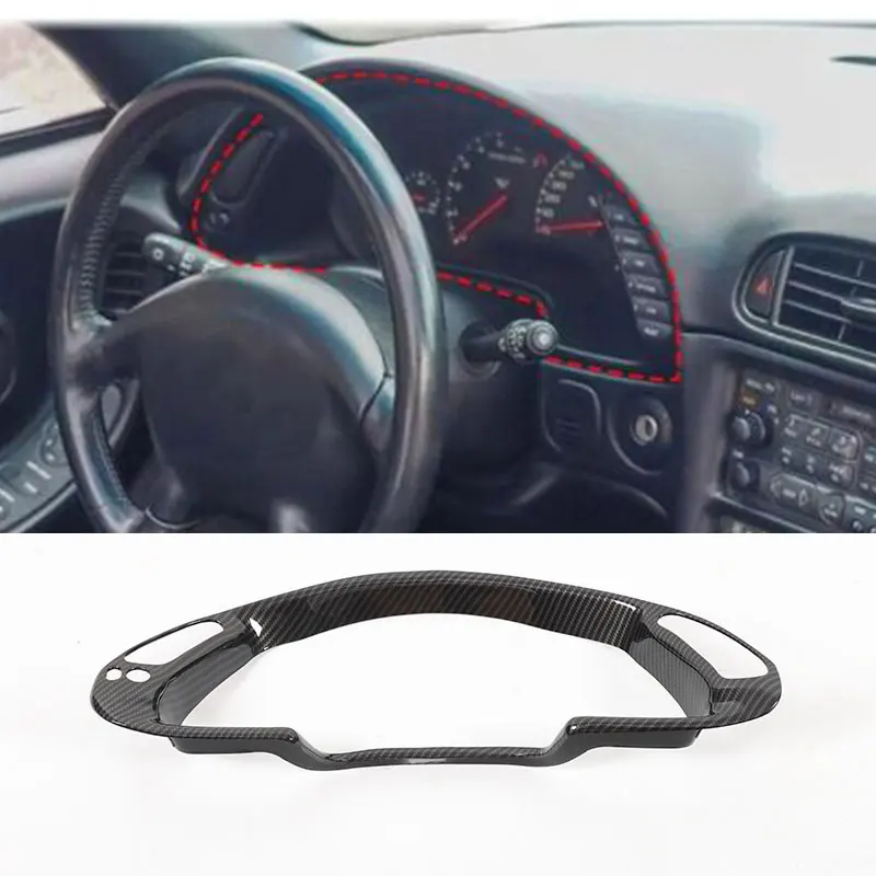 for Chevrolet Corvette C5 1998-2004 Car Dashboard decorative frame Cover Interior Car Accessories ABS Carbon fiber
for Chevrolet Corvette C5 1998-2004 Car Dashboard decorative frame Cover Interior Car Accessories ABS Carbon fiber