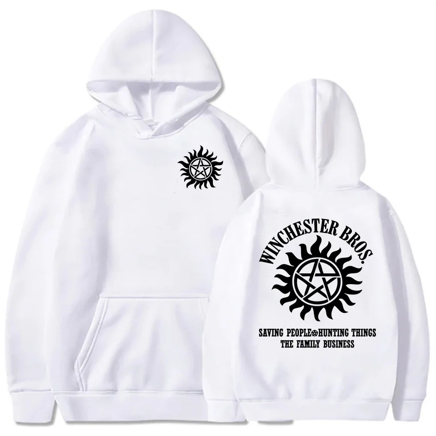 Supernaturall Winchester Bros Hoodies Moletom Masculino Casual Men Soft Pocket Pullovers Winter Long Sleeve Hooded Sweatshirts
Supernaturall Winchester Bros Hoodies Moletom Masculino Casual Men Soft Pocket Pullovers Winter Long Sleeve Hooded Sweatshirts