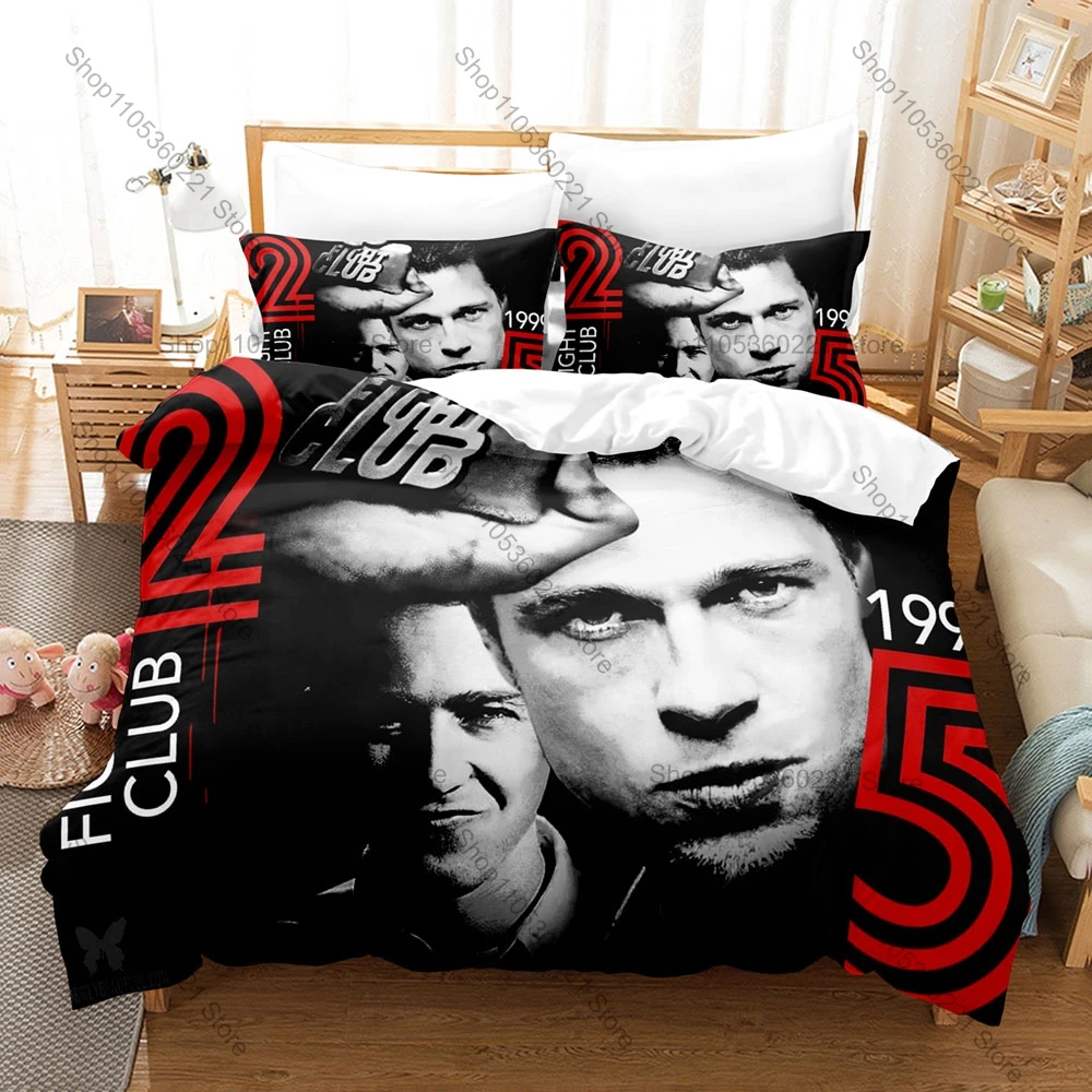 3 In 1 Fight Club Themed Bedding, Duvet Cover + Two Pillowcases, Stylish Graphic Print Soft Fabric Gift
3 In 1 Fight Club Themed Bedding, Duvet Cover + Two Pillowcases, Stylish Graphic Print Soft Fabric Gift