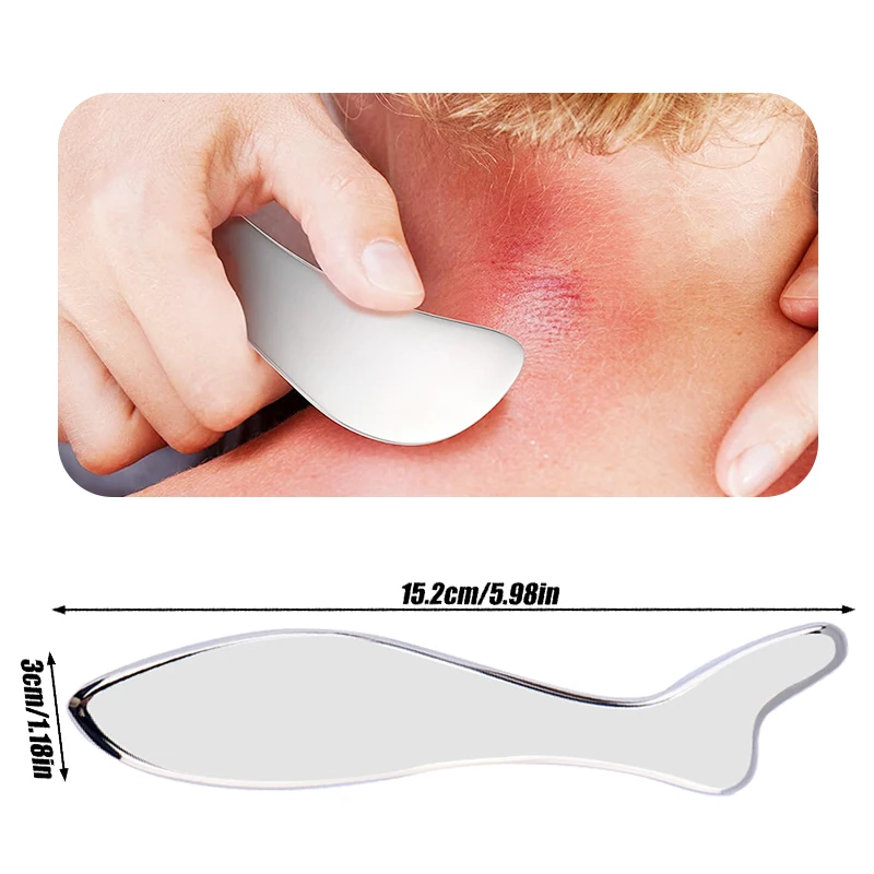 1pcs Stainless Steel Gua Sha Scraping Massage Tool - Help Relieve Sore Muscles Great Soft Tissue Mobilization Tool
1pcs Stainless Steel Gua Sha Scraping Massage Tool - Help Relieve Sore Muscles Great Soft Tissue Mobilization Tool
