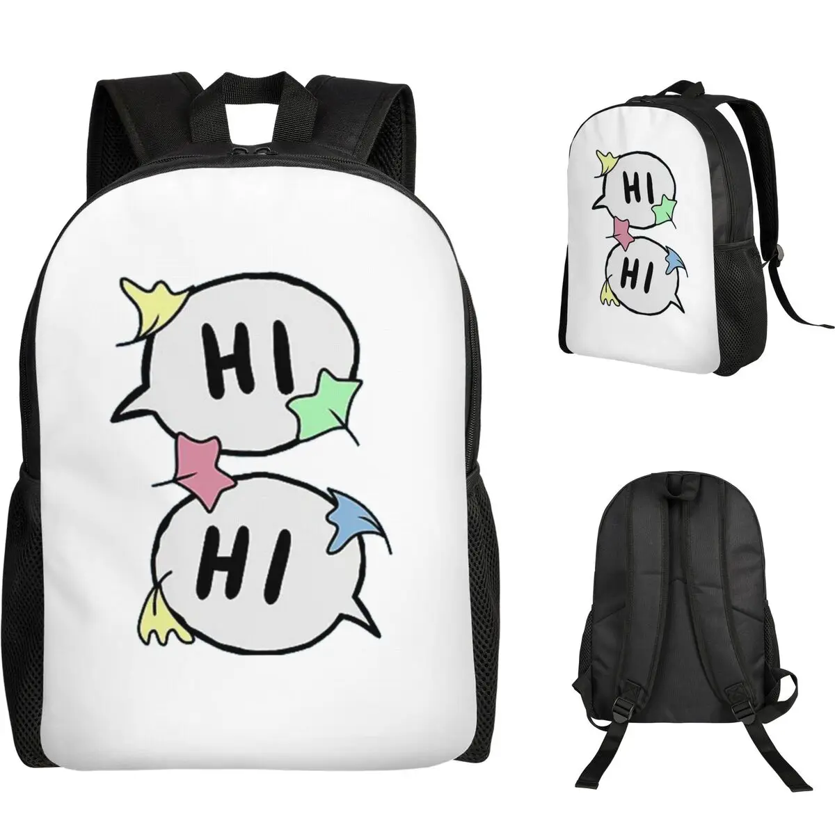 Hi Heartstopper Backpack Student Boys Girls BookBag School Bag Laptop Shoulder Bags
Hi Heartstopper Backpack Student Boys Girls BookBag School Bag Laptop Shoulder Bags