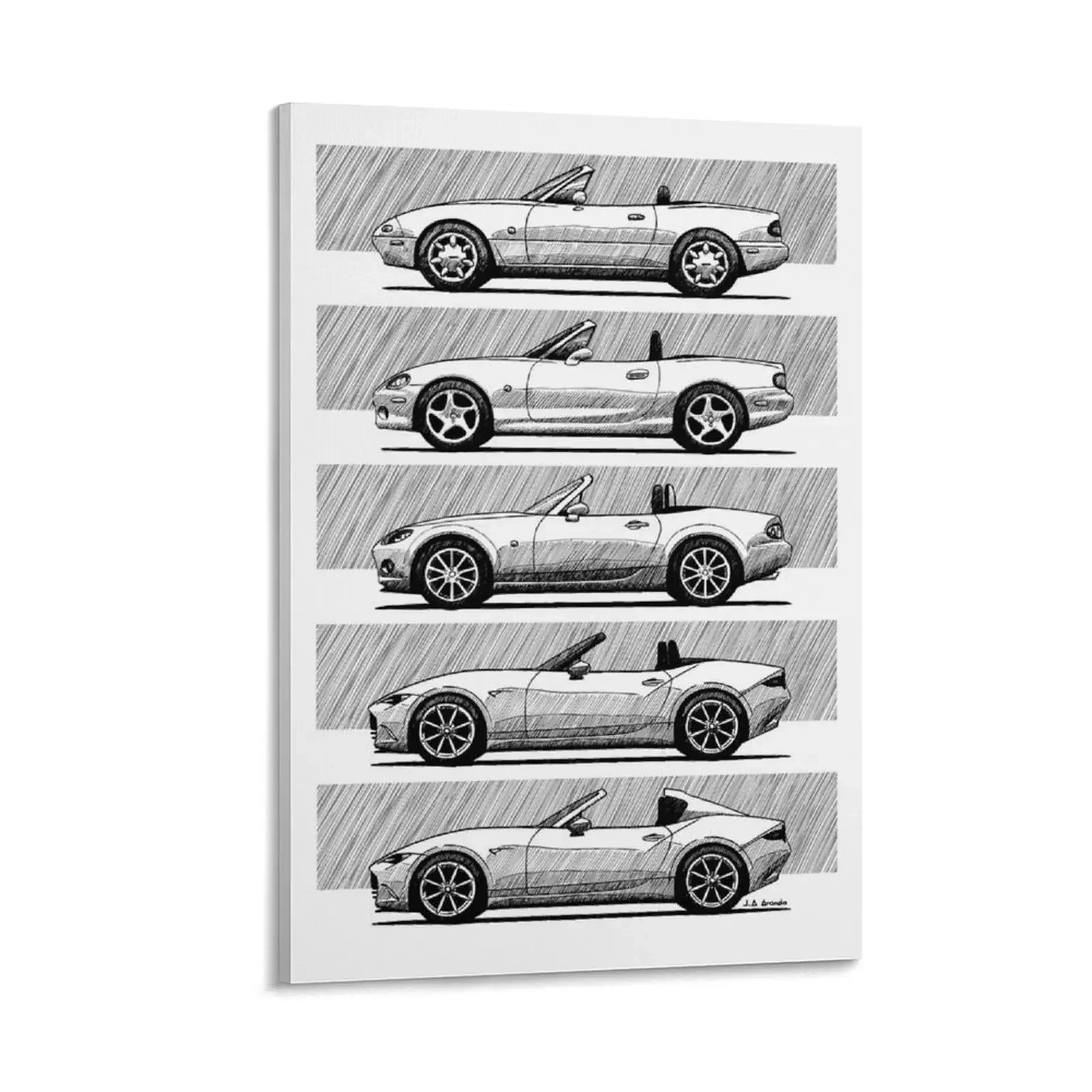 My drawing of the Japanese roadster car of all generations Canvas Painting poster aesthetic home decorations and organization
My drawing of the Japanese roadster car of all generations Canvas Painting poster aesthetic home decorations and organization