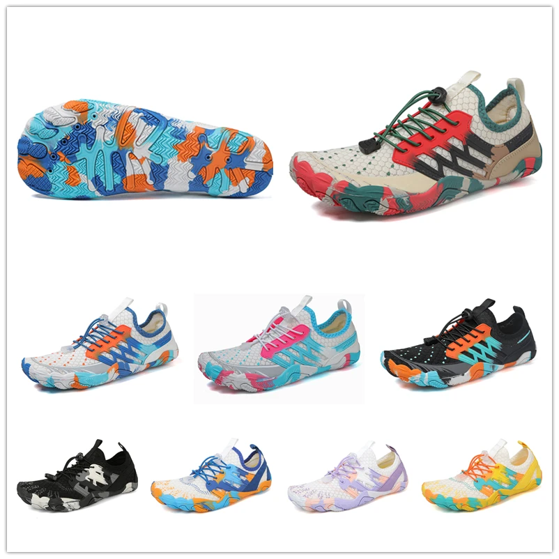 Women Five Fingers Beach Barefoot Summer Upstream Wading Shoes Colorful Sandals Men Pool Swimming Portable Aqua Sneakers Unisex
Women Five Fingers Beach Barefoot Summer Upstream Wading Shoes Colorful Sandals Men Pool Swimming Portable Aqua Sneakers Unisex