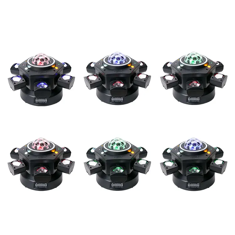 Hot Selling Six-Armed KTV Disco Moving Head Light LED RGBW Beam Voice-Activated Remote Control DMX512 IP33 150W PVC Ultra Smooth
Hot Selling Six-Armed KTV Disco Moving Head Light LED RGBW Beam Voice-Activated Remote Control DMX512 IP33 150W PVC Ultra Smooth