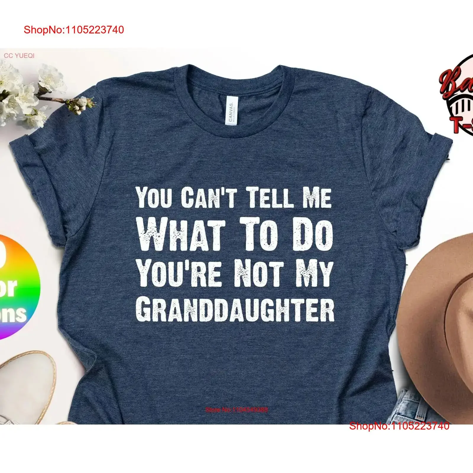 You Can't Tell Me What To Do You're Not My Granddaughter Забавная футболка для дедушки Дедушка для винтажной стираной моды
You Can't Tell Me What To Do You're Not My Granddaughter Забавная футболка для дедушки Дедушка для винтажной стираной моды