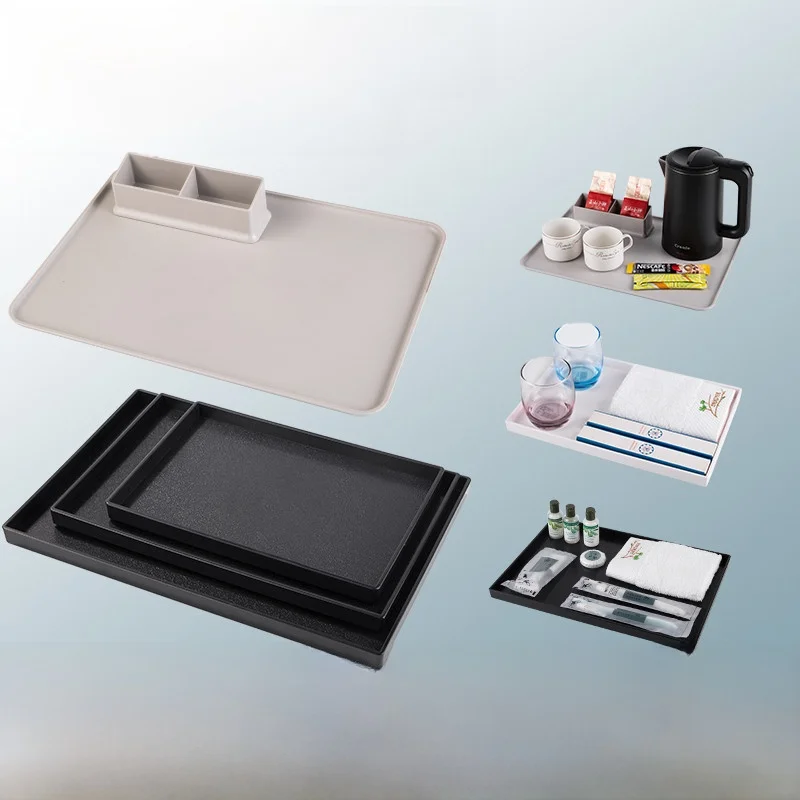 Rectangular Plastic Hotel Tray Tea Pot Cup Holder Storage Tray Disposable Bathroom Utensils Organizer Qualy Brand 335 Model
Rectangular Plastic Hotel Tray Tea Pot Cup Holder Storage Tray Disposable Bathroom Utensils Organizer Qualy Brand 335 Model