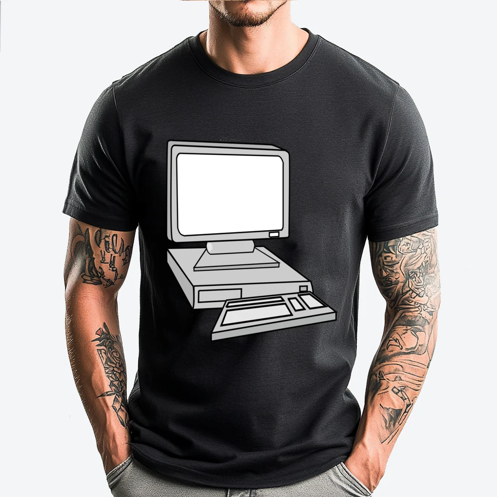 Vintage Desktop Computer Grey Shirt Graphic Tee T Shirt Men Vintage T Shirts Winter Men's Shirts Loose
Vintage Desktop Computer Grey Shirt Graphic Tee T Shirt Men Vintage T Shirts Winter Men's Shirts Loose