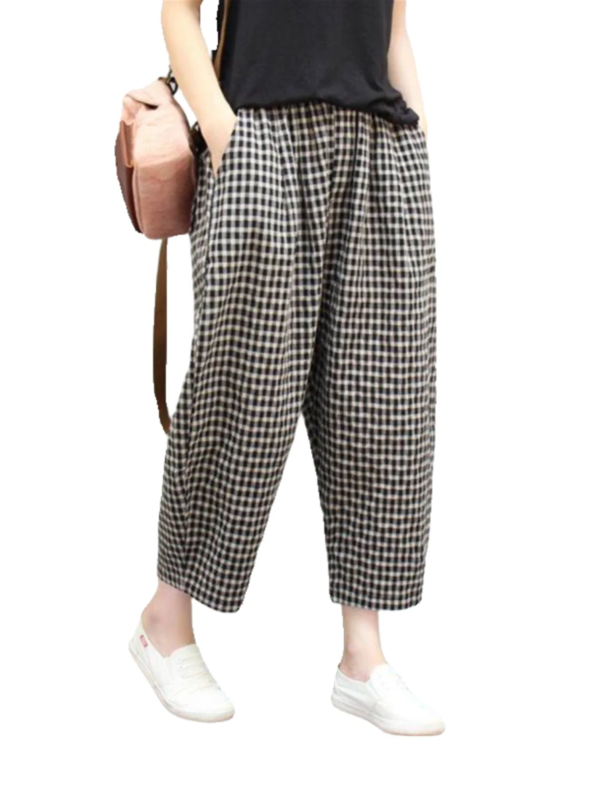 Plus Size Retro Loose Women's Linen Casual Pants High Waist Nine Points Carrot Pants Summer Comfortable Breathable Eco-Friendly
Plus Size Retro Loose Women's Linen Casual Pants High Waist Nine Points Carrot Pants Summer Comfortable Breathable Eco-Friendly