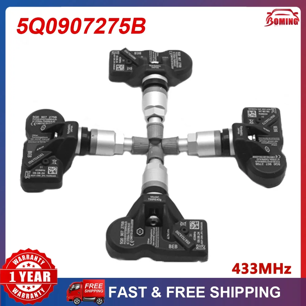 4PCS TPMS Tire Pressure Sensor 5Q0907275B 433MHz For Audi A3 A4 A7 A8 Bentayga Porsche 911 Volkswagen Тiguan Touareg 5Q0907275
4PCS TPMS Tire Pressure Sensor 5Q0907275B 433MHz For Audi A3 A4 A7 A8 Bentayga Porsche 911 Volkswagen Тiguan Touareg 5Q0907275