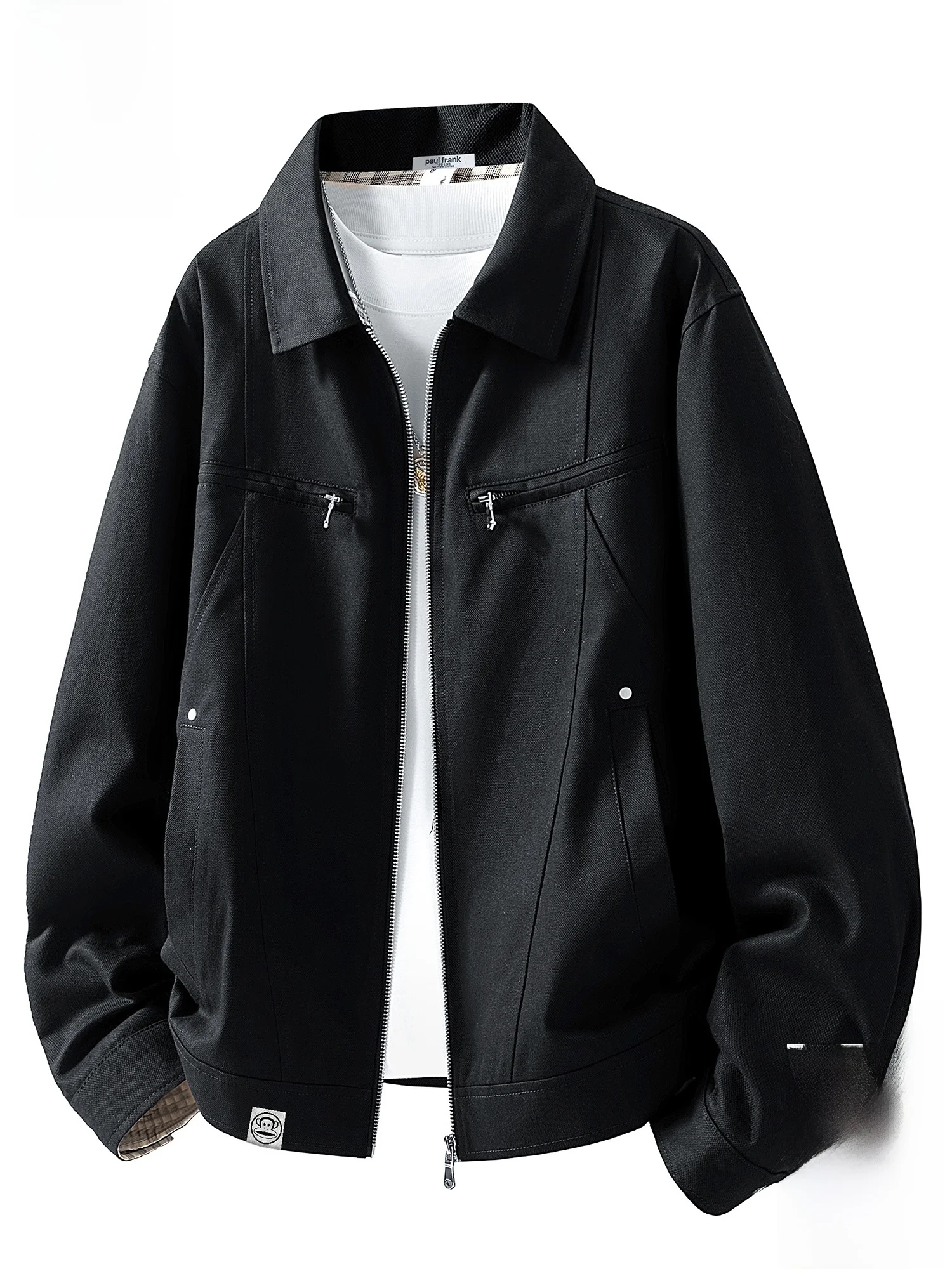 Мужская свободная повседневная куртка Paul Frank из чистого хлопка с отложным воротником, зимний кардиган, верхняя одежда, молодежный тренд, ветрозащитная
Мужская свободная повседневная куртка Paul Frank из чистого хлопка с отложным воротником, зимний кардиган, верхняя одежда, молодежный тренд, ветрозащитная