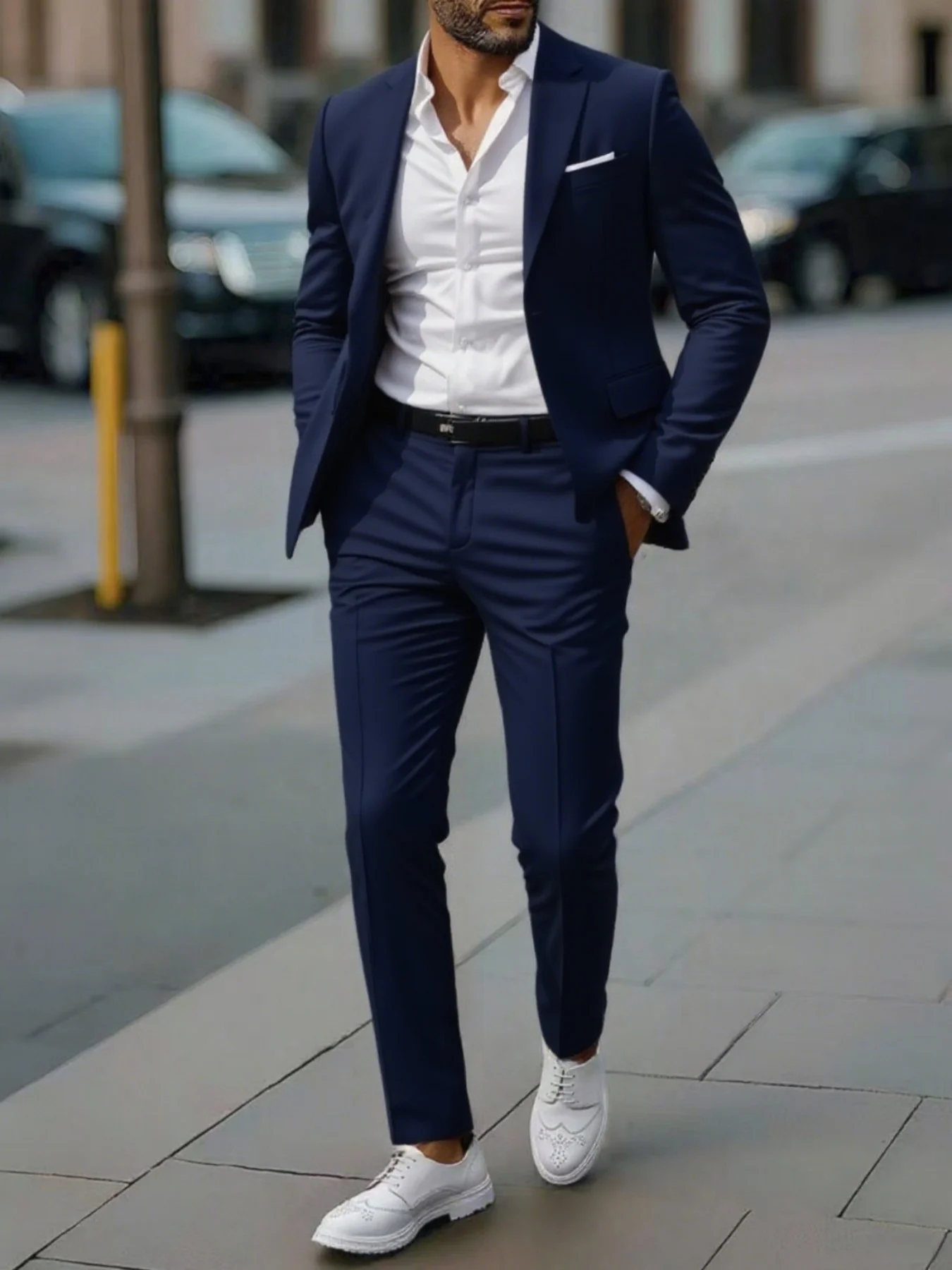 2pcs Men's Party & Wedding Suit Set, Jacket And Trousers, Elegant Wear for Prom, Banquet And Celebration
2pcs Men's Party & Wedding Suit Set, Jacket And Trousers, Elegant Wear for Prom, Banquet And Celebration