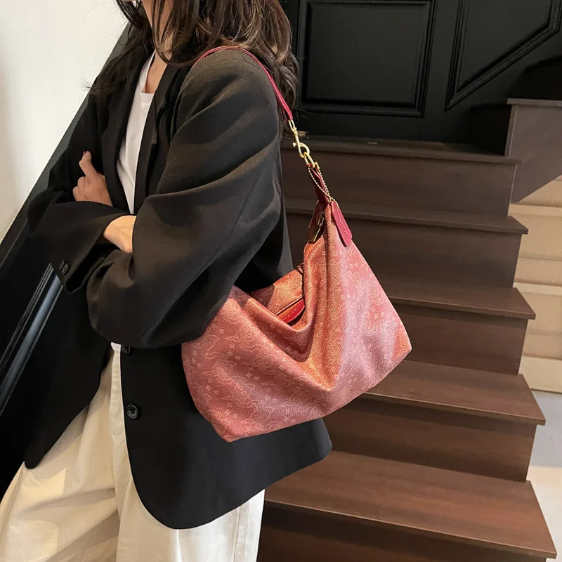 2025 Spring Women's Handbags - Casual and Simple with Niche Design, Large - capacity Armpit Bag for Commuting
2025 Spring Women's Handbags - Casual and Simple with Niche Design, Large - capacity Armpit Bag for Commuting