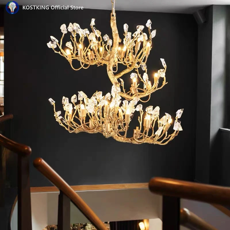 Handmade Postmodern Copper Chandelier With Natural Crystal For Living Room Dining Room Villa Lighting Decor
Handmade Postmodern Copper Chandelier With Natural Crystal For Living Room Dining Room Villa Lighting Decor