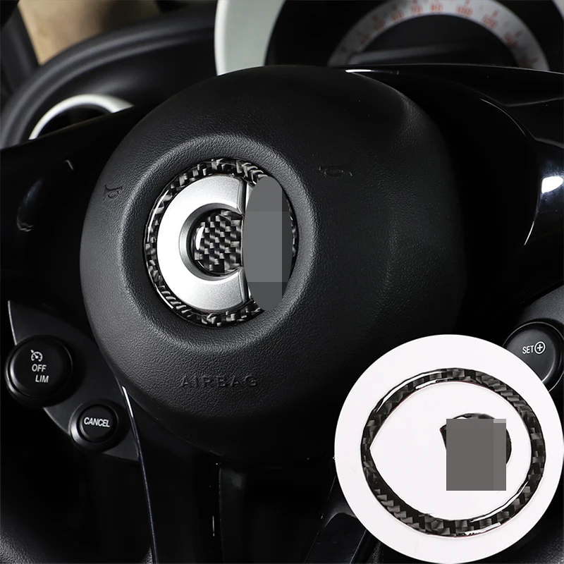 For Mercedes-Benz smart 2016-2021 real carbon fiber steering wheel logo sticker 2-piece car interior styling accessories
For Mercedes-Benz smart 2016-2021 real carbon fiber steering wheel logo sticker 2-piece car interior styling accessories