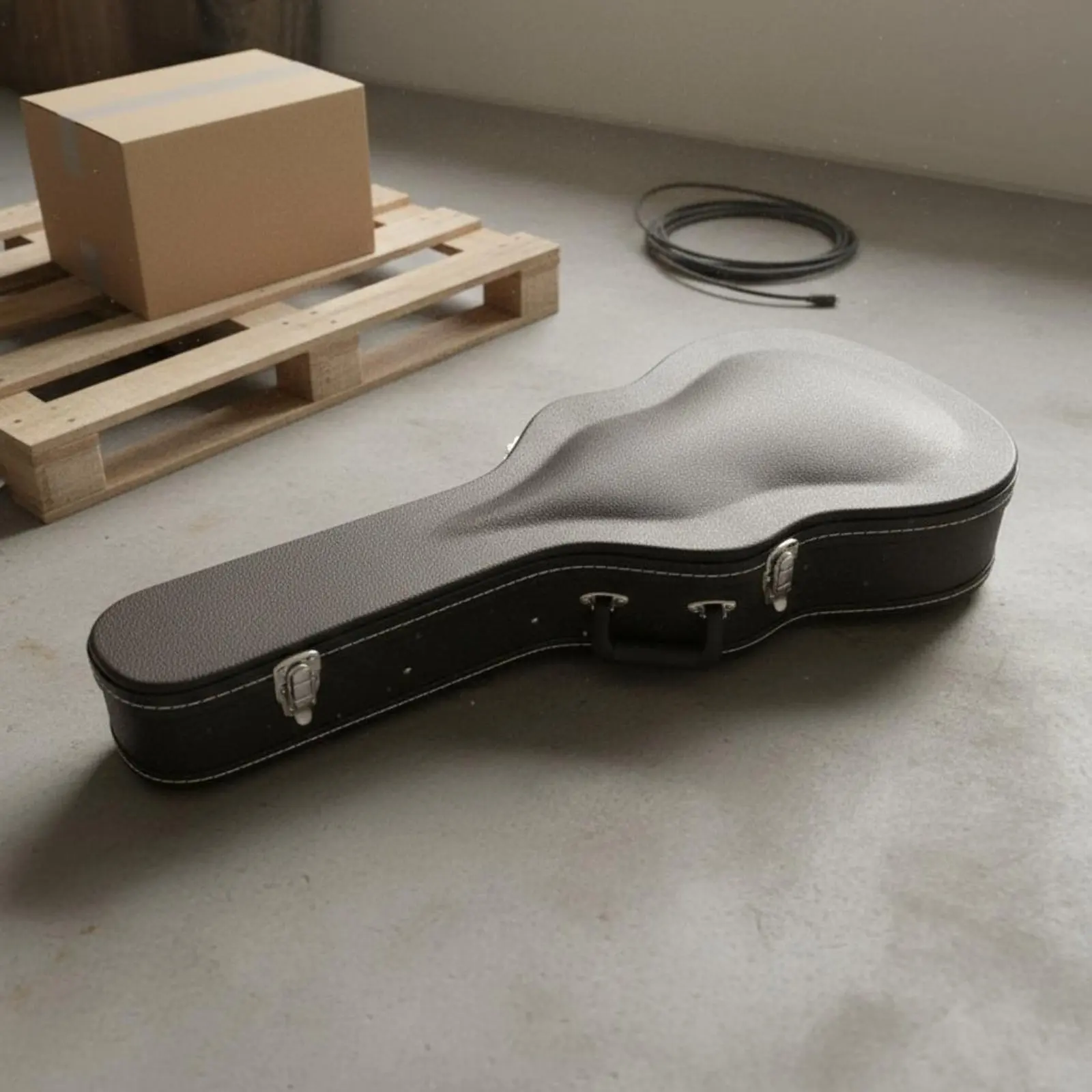 Wooden Guitar Case Crush Resistant Hard Guitar Case Musical Instrument Storage Easy to Wipe Clean Cushioned Cushioned Interior
Wooden Guitar Case Crush Resistant Hard Guitar Case Musical Instrument Storage Easy to Wipe Clean Cushioned Cushioned Interior