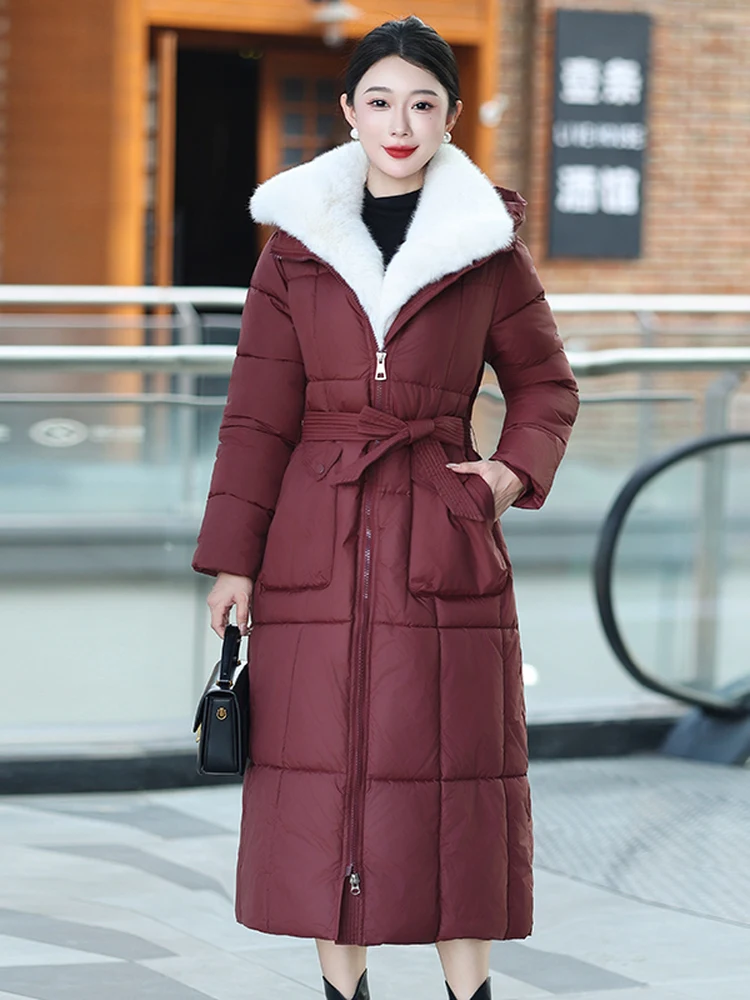 Inspired Hooded Cotton Jaet Women's Knee-Length Slim Fit Waist-Cinching Long Coat Polyester Fabric Regular Sve
Inspired Hooded Cotton Jaet Women's Knee-Length Slim Fit Waist-Cinching Long Coat Polyester Fabric Regular Sve