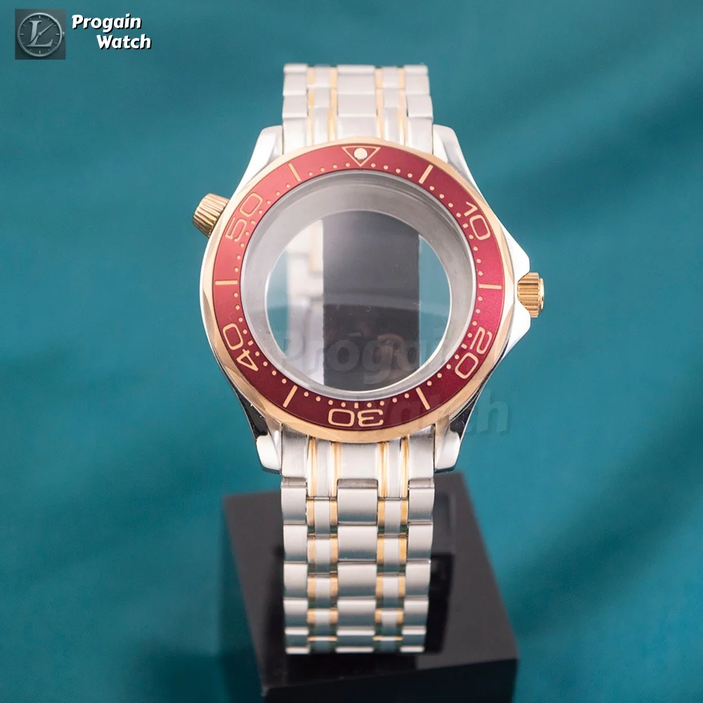 41mm NH35 Watch Case Strap Rose Case Waterproof Watch Parts For Seamaster 300 Nh35 Nh36 Movement 316L Stainless Steel Case
41mm NH35 Watch Case Strap Rose Case Waterproof Watch Parts For Seamaster 300 Nh35 Nh36 Movement 316L Stainless Steel Case