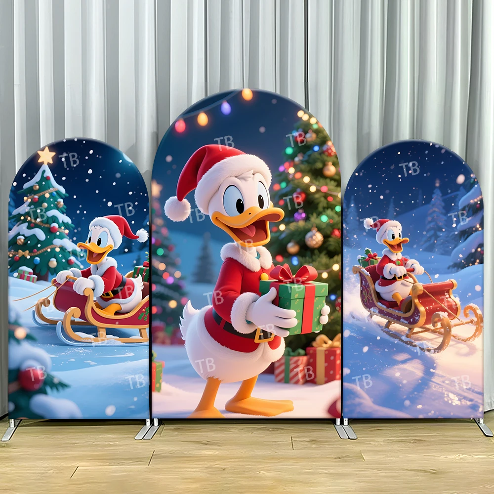 Merry Christmas Donald Duck Arch Backdrop Cover for Kids Birthday Party Decoration Photograph Background Wall Baby Shower Props
Merry Christmas Donald Duck Arch Backdrop Cover for Kids Birthday Party Decoration Photograph Background Wall Baby Shower Props