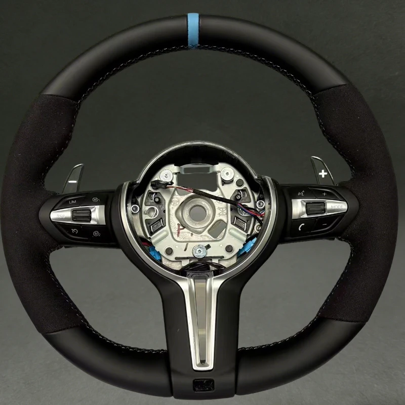 Гладкий кожаный руль для BMW F25 F06 F20 F22 F30 F32 3, 4, 5 серии, M3, M5. Обновление старых моделей до новых. DIY. Изменение цвета.
Гладкий кожаный руль для BMW F25 F06 F20 F22 F30 F32 3, 4, 5 серии, M3, M5. Обновление старых моделей до новых. DIY. Изменение цвета.