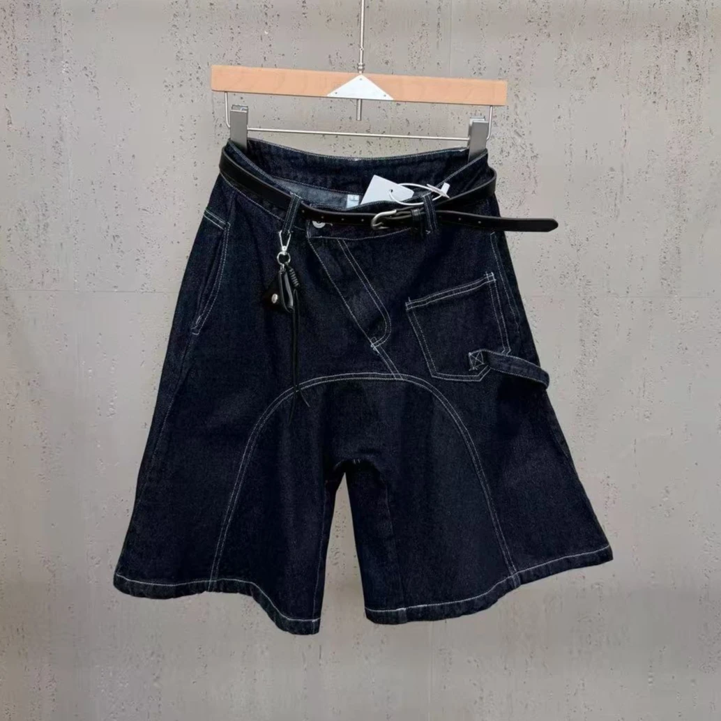 2026 Summer American Retro Half Denim Pants Jeans for Women - Unique Design, Straight Leg, Cargo Style, Casual Trendy Shorts
2026 Summer American Retro Half Denim Pants Jeans for Women - Unique Design, Straight Leg, Cargo Style, Casual Trendy Shorts