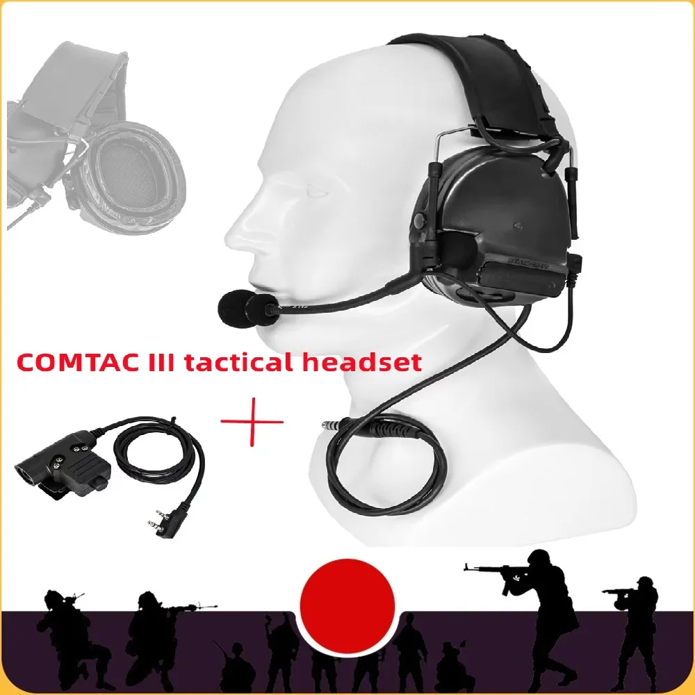 Hearangel Tactical Headphones COMTA III Noise Cancelling Headset Hunting Shooting Airsoft Headphones Silicone Earmuffs U94 Ptt
Hearangel Tactical Headphones COMTA III Noise Cancelling Headset Hunting Shooting Airsoft Headphones Silicone Earmuffs U94 Ptt