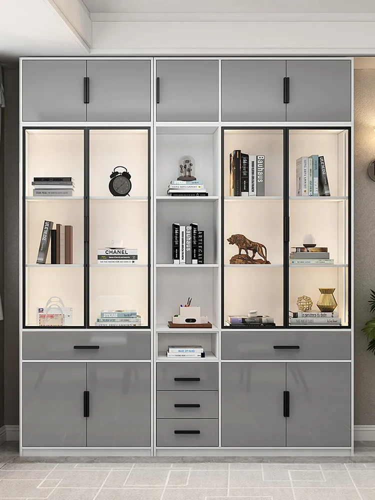 Foshan all solid wood bookcase household children's room learning computer desk combination bookcase
Foshan all solid wood bookcase household children's room learning computer desk combination bookcase