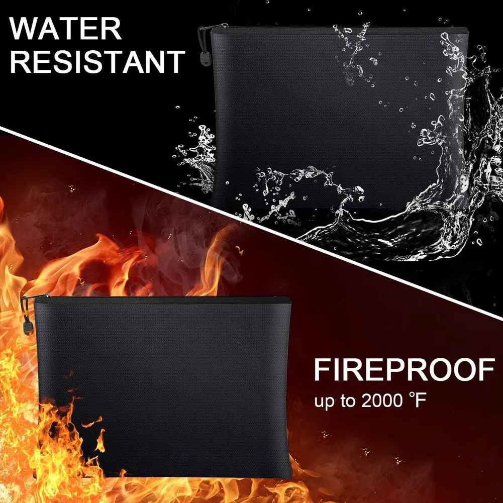 Silicone Aluminum Foil Fireproof File Bag, Waterproof Bag, Fireproof File Bag For Bank Contract Bills Cash Only
Silicone Aluminum Foil Fireproof File Bag, Waterproof Bag, Fireproof File Bag For Bank Contract Bills Cash Only
