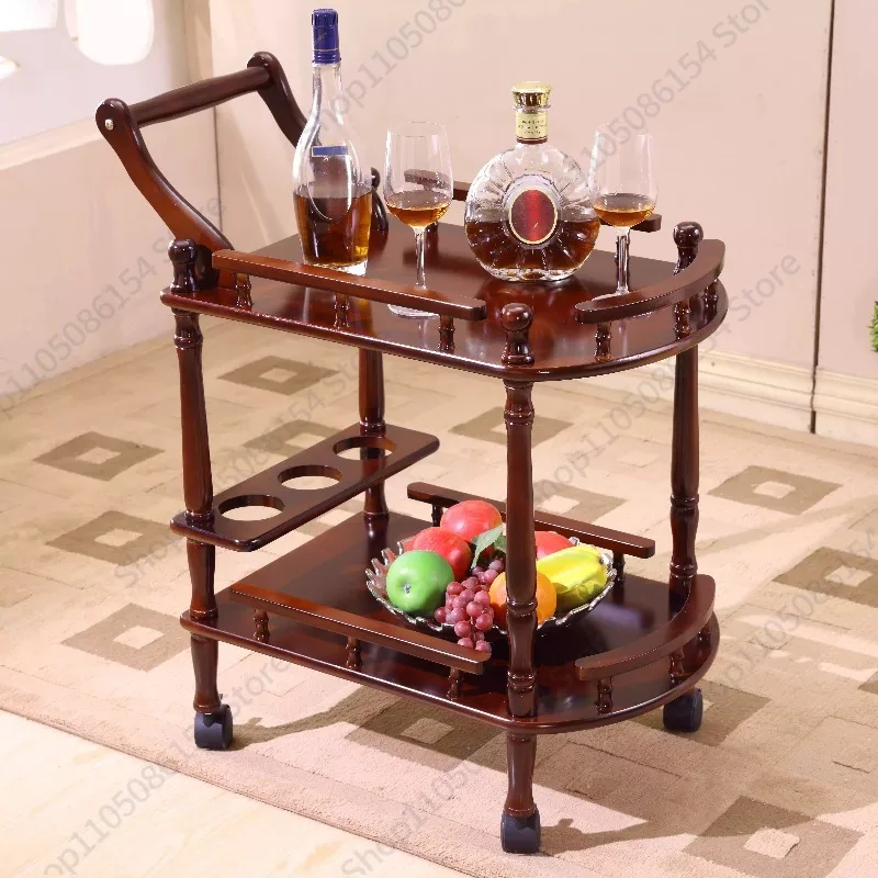 European hotel restaurant double-layer solid wood dining cart 4S shop tea and wine cart beauty salon trolley mobile side rack
European hotel restaurant double-layer solid wood dining cart 4S shop tea and wine cart beauty salon trolley mobile side rack