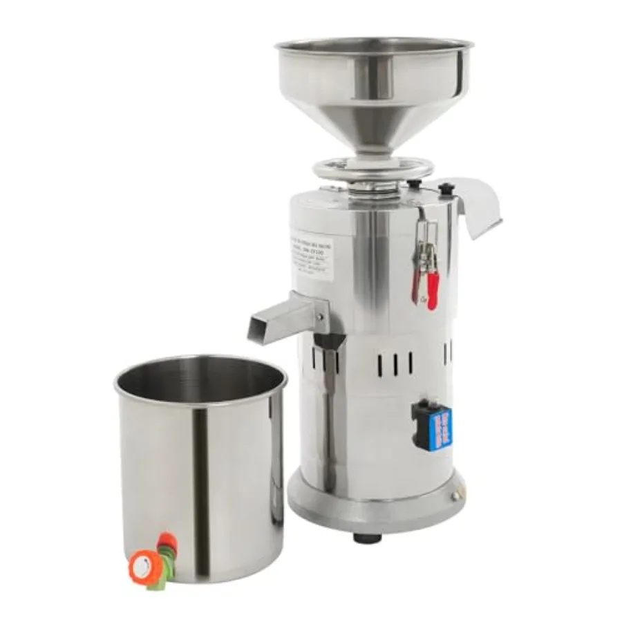 Commercial soy milk machine for breakfast shops and home kitchens: stainless steel, white, 88.18 lbs/h output, dry bean grindin
Commercial soy milk machine for breakfast shops and home kitchens: stainless steel, white, 88.18 lbs/h output, dry bean grindin