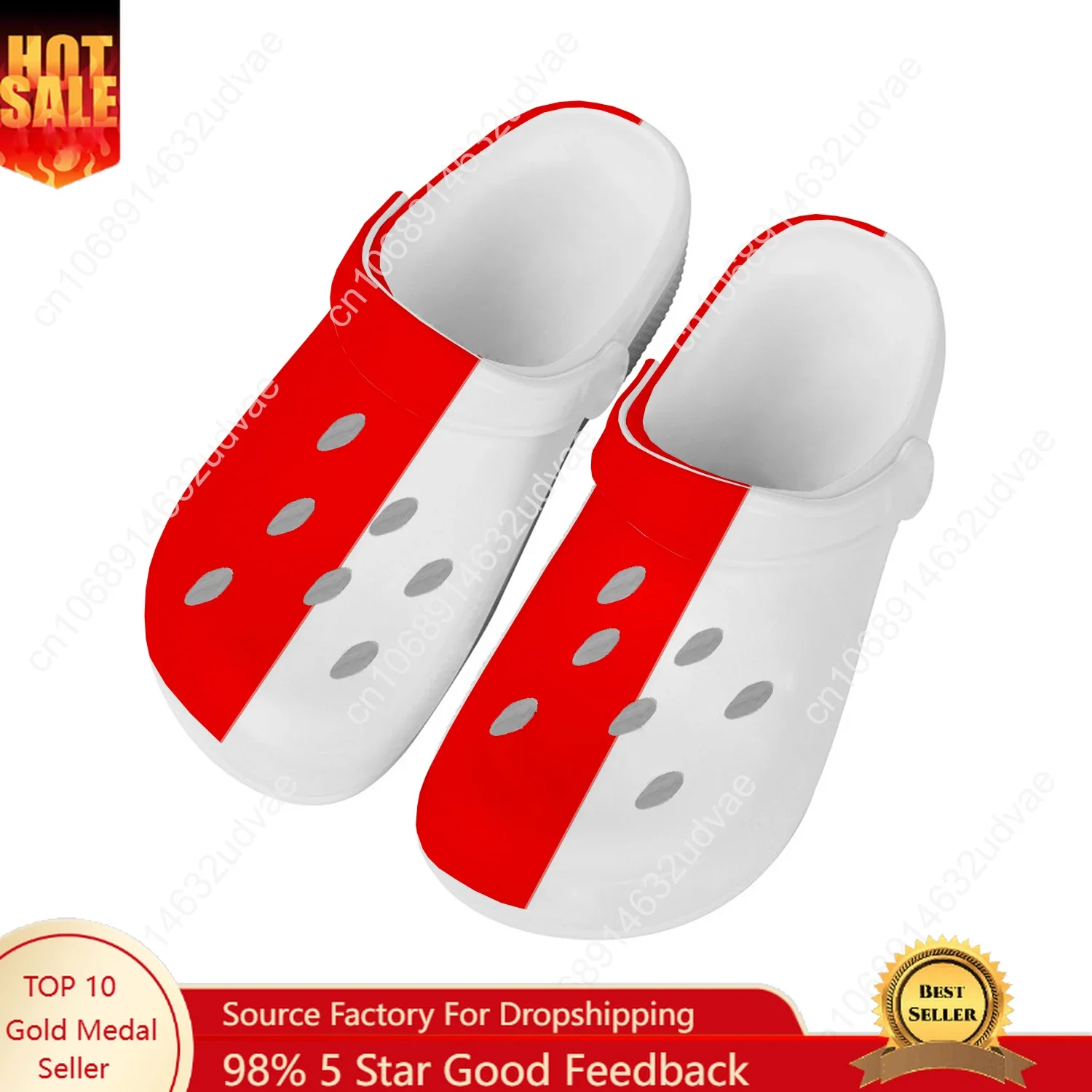 Indonesia National Flag Water Shoes Women Teenager Comfortable Home Garden Clogs Custom Sandals Beach Breathable Hole Slippers
Indonesia National Flag Water Shoes Women Teenager Comfortable Home Garden Clogs Custom Sandals Beach Breathable Hole Slippers