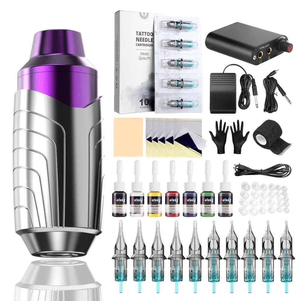 Professional Tattoo Kit Tattoo Rotary Pen Machine with Tattoo Box Set Permanent Makeup Cartridge Needle
Professional Tattoo Kit Tattoo Rotary Pen Machine with Tattoo Box Set Permanent Makeup Cartridge Needle