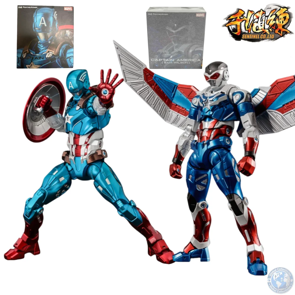 SENTINEL Official Licensed Fighting Armor Captain America Mecha Finished Product Anime Action Figure Desktop Collectible
SENTINEL Official Licensed Fighting Armor Captain America Mecha Finished Product Anime Action Figure Desktop Collectible