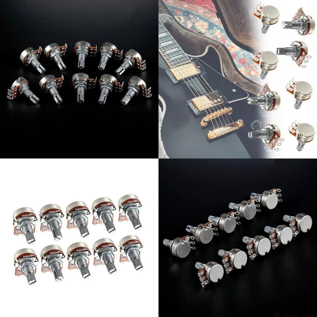 31BE Набор из 10 потенциометров по 500 кОм, конструкция с разделенным валом, металлическая текстура для стабильной регулировки в
31BE Набор из 10 потенциометров по 500 кОм, конструкция с разделенным валом, металлическая текстура для стабильной регулировки в