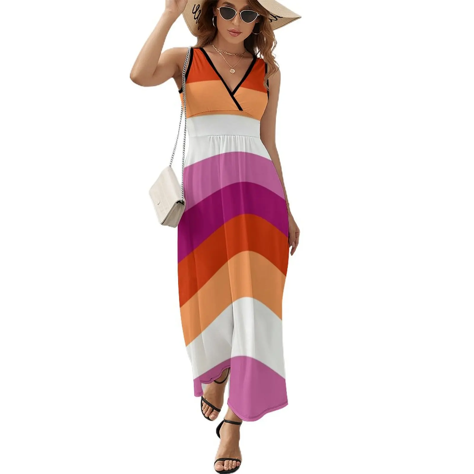 Lesbian (new) Pride Large Flag Print Sleeveless Dress women's luxury party dress dresses ladies 2025 summer summer dresses Dress
Lesbian (new) Pride Large Flag Print Sleeveless Dress women's luxury party dress dresses ladies 2025 summer summer dresses Dress