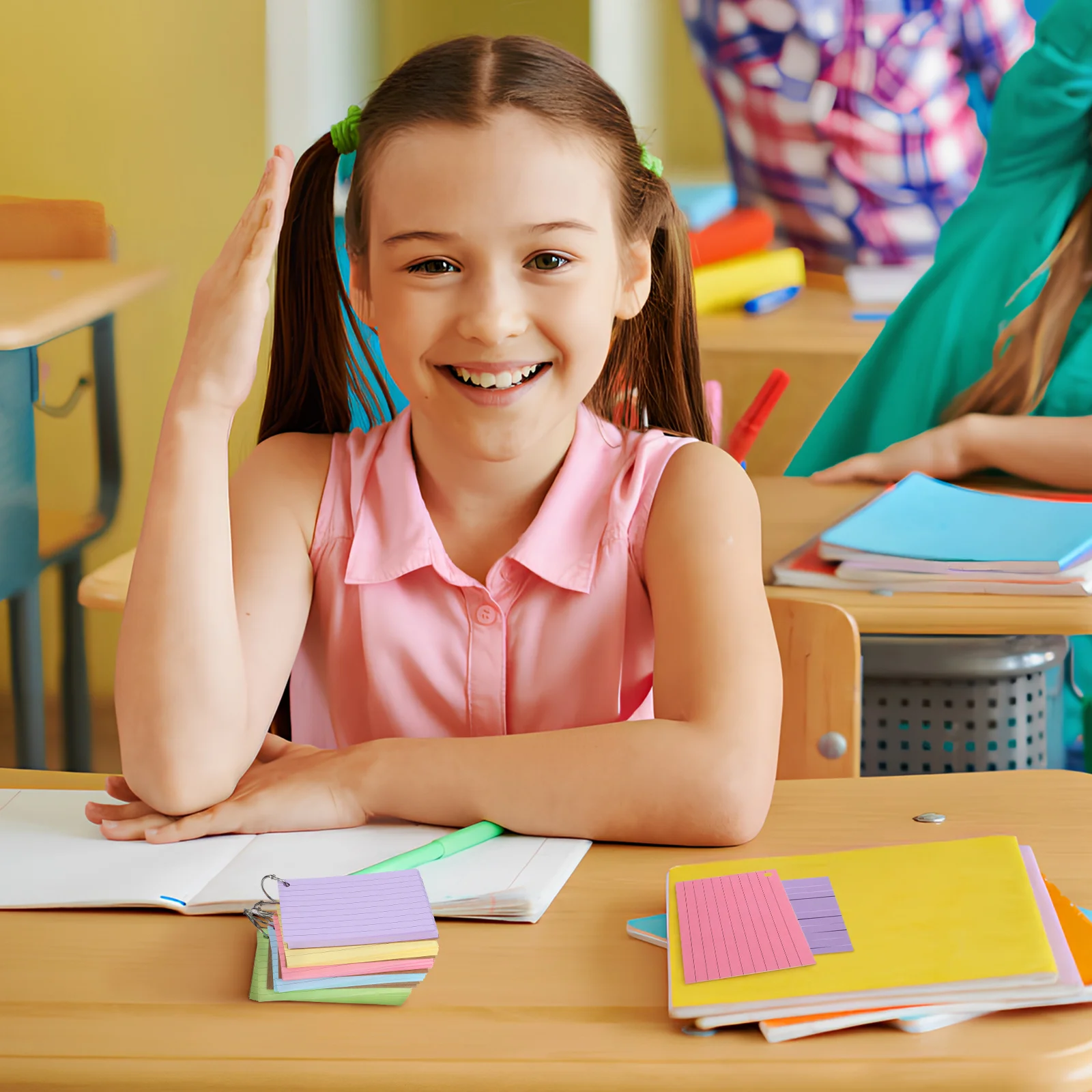 500 pcs Index Lined Colorful Flash For Studying Note Pads Portable Notepads Small Notebook Office Supplies Study Cards School
500 pcs Index Lined Colorful Flash For Studying Note Pads Portable Notepads Small Notebook Office Supplies Study Cards School