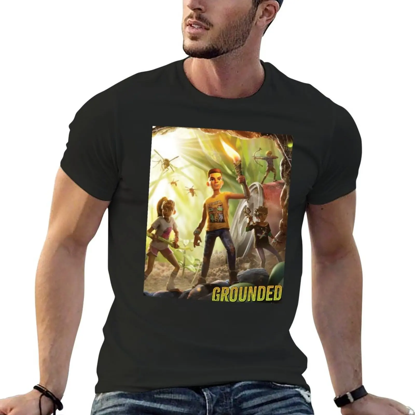 Grounded Game poster T-Shirt cute clothes sweat plain men t shirts high quality
Grounded Game poster T-Shirt cute clothes sweat plain men t shirts high quality